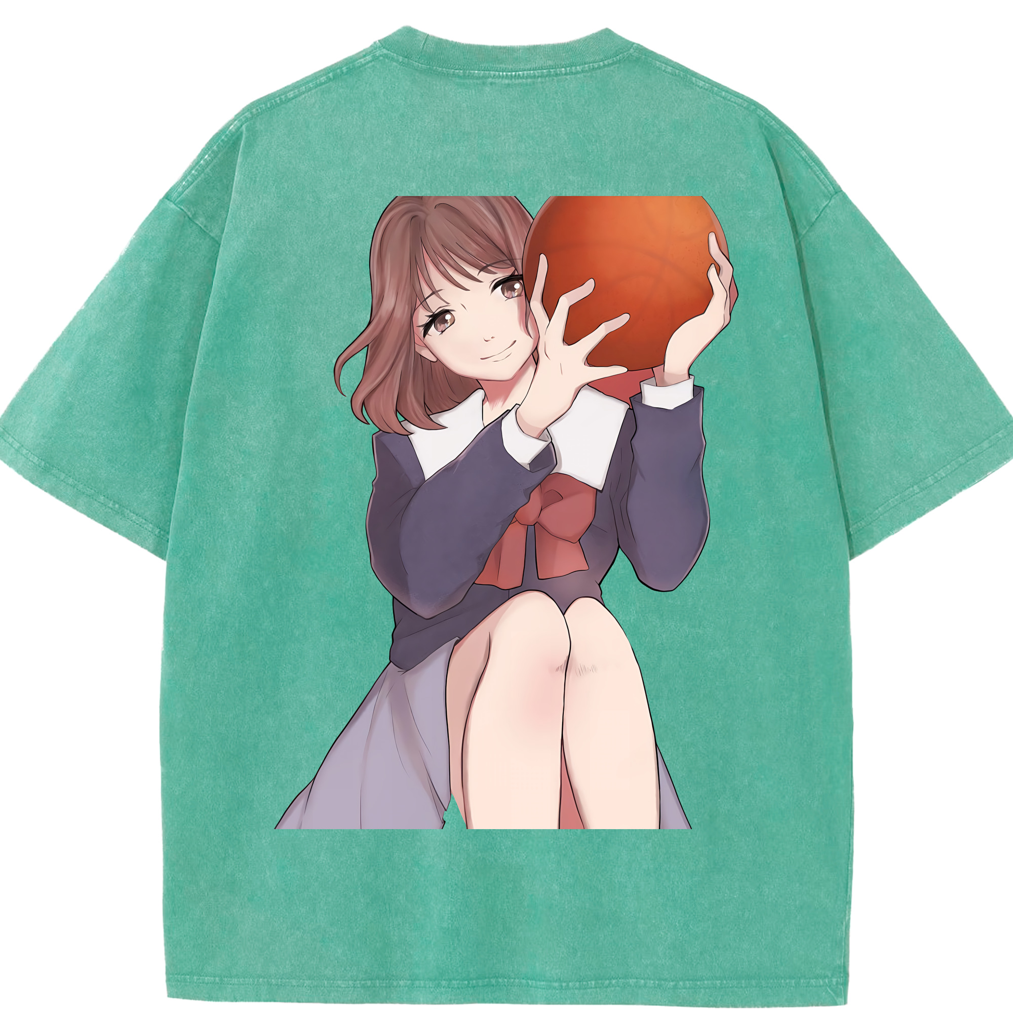 （画像用） SLAM DUNK／スラムダンク 綿100% ヴィンテージ風 半袖Tシャツ（背面プリント）